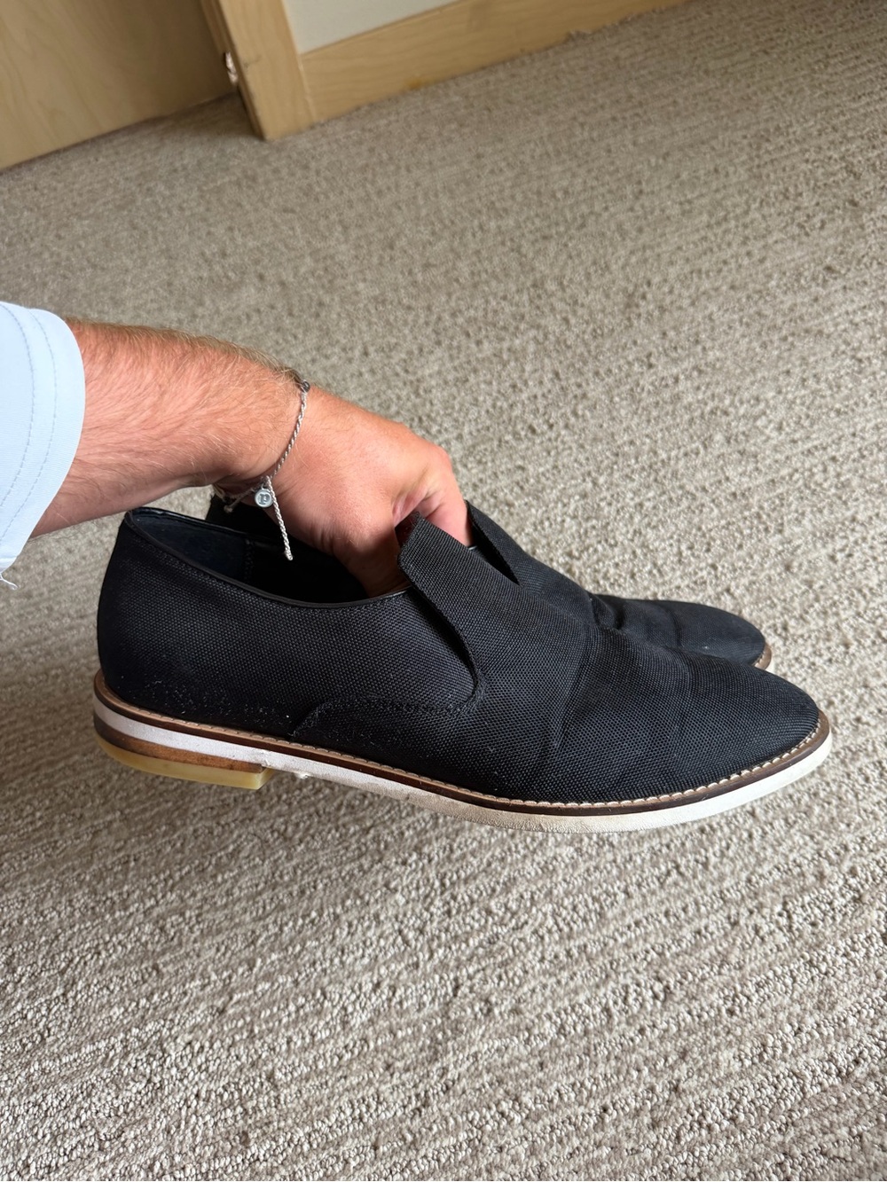 Calvin Klein Black Slip-On Chukka Boots